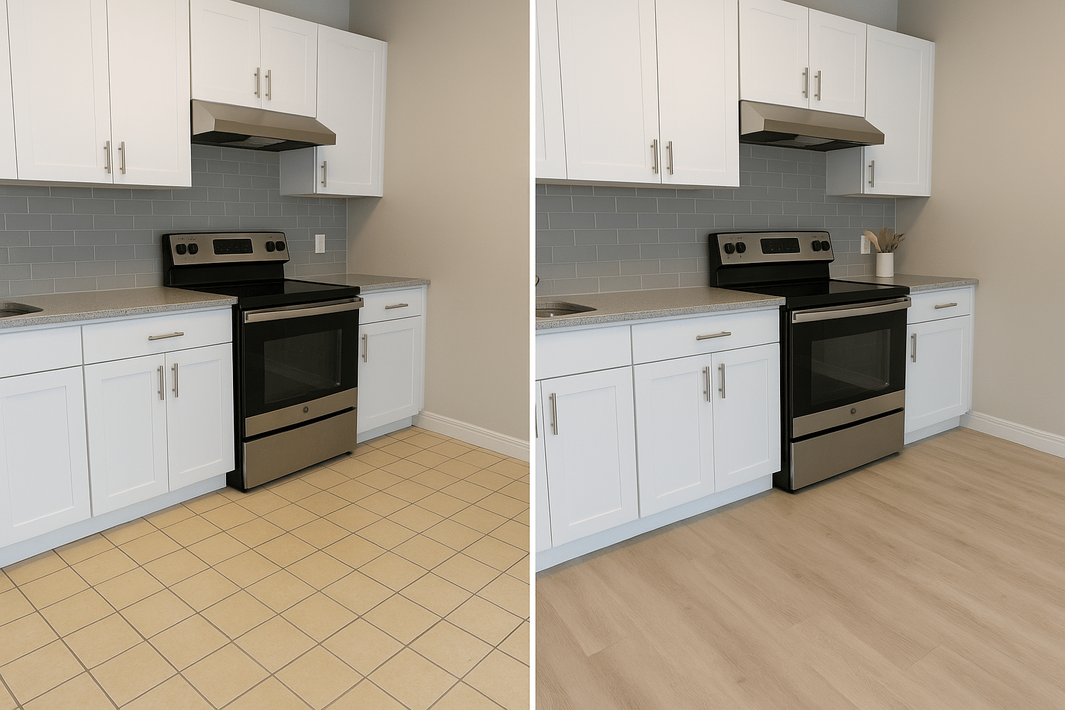 Renovation de sol cuisine salle de bain paris