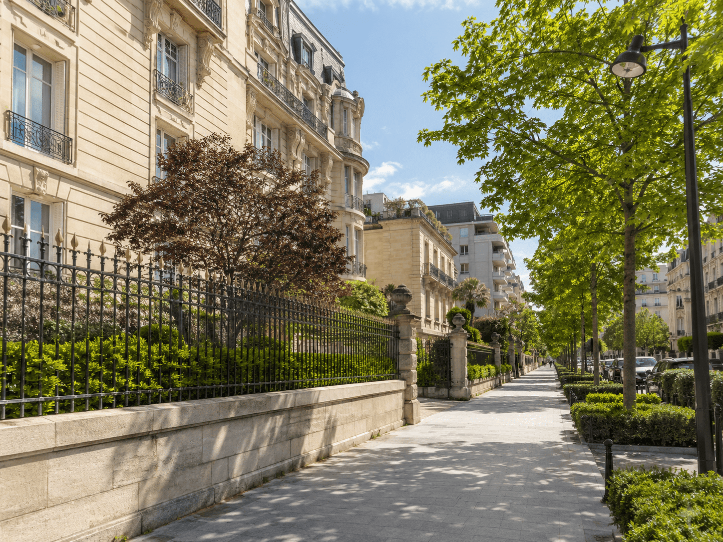 Entreprise de nettoyage Hauts-de-Seine pour bureaux et copropriétés dans une rue élégante du 92
