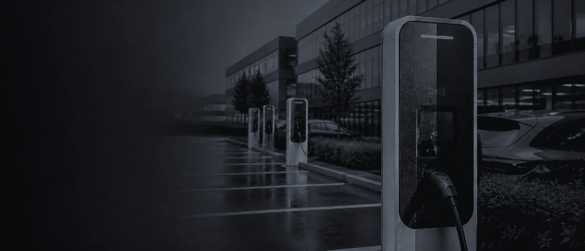 Nettoyage de bornes de recharge en Île-de-France par un technicien OptimusClean